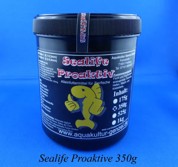 Sealife Proaktiv Zierfisch Aufzuchtfutter günstig kaufen in der 350g Dose Sealife Proaktiv Zierfisch Aufzuchtfutter günstig kaufen in der 350g Dose